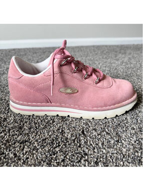 WOMEN'S LUGZ CHANGEOVER SNEAKERS IN PINK SUEDE SIZE 7